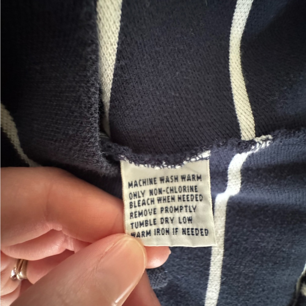Polo Ralph Lauren Polo Shirt Blue Striped White Pony Cotton Mens Large Classic - Picture 7 of 9